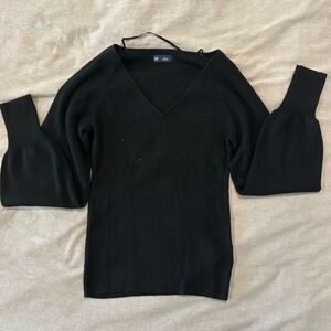 Black Gap Sweater with Bell Sleeves